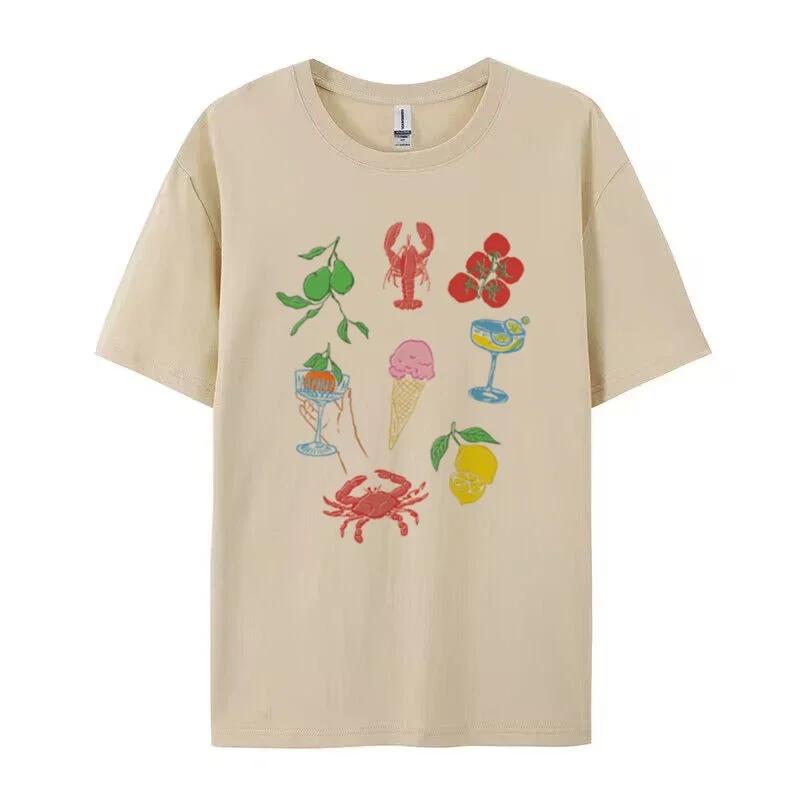Italian Food TShirt Cute Lobster Seafood T Shirt Women Retro Cocktail Fruit Graphic Tee La Dolce Vita Shirt Summer Vacation Top 2XL
Italian Food TShirt Cute Lobster Seafood T Shirt Women Retro Cocktail Fruit Graphic Tee La Dolce Vita Shirt Summer Vacation Top 2XL