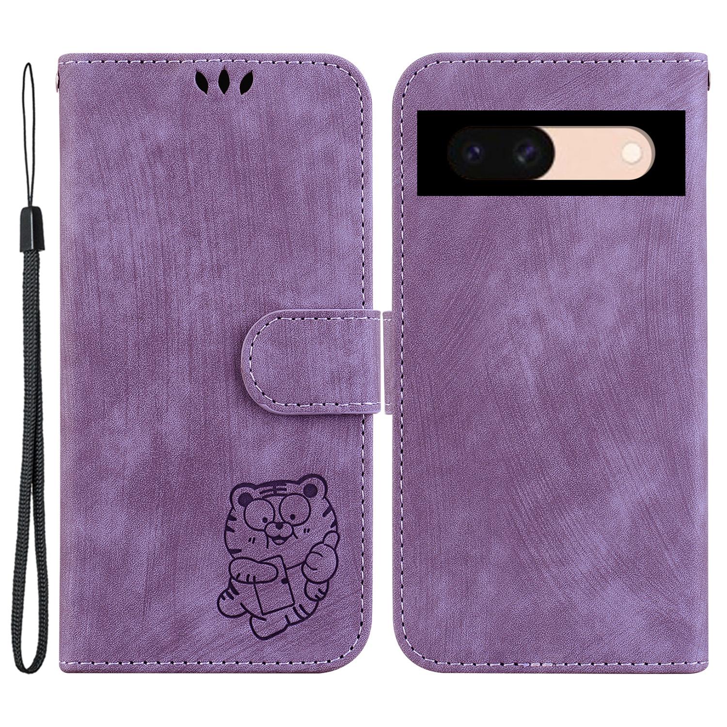 Для Google Pixel 8a Чехол Милый тигр с тиснением Кожа Полная защита Чехол для телефона Purple
Для Google Pixel 8a Чехол Милый тигр с тиснением Кожа Полная защита Чехол для телефона Purple