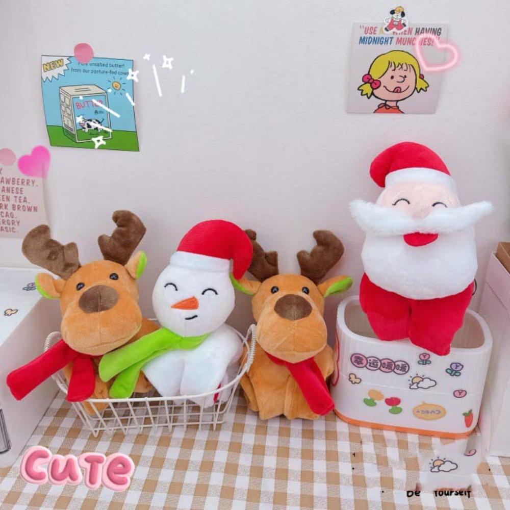 With Clap Circle Snowman Bracelet Plush Toy Santa Claus Elk Deer Doll Bracelet Ornaments Style5
With Clap Circle Snowman Bracelet Plush Toy Santa Claus Elk Deer Doll Bracelet Ornaments Style5