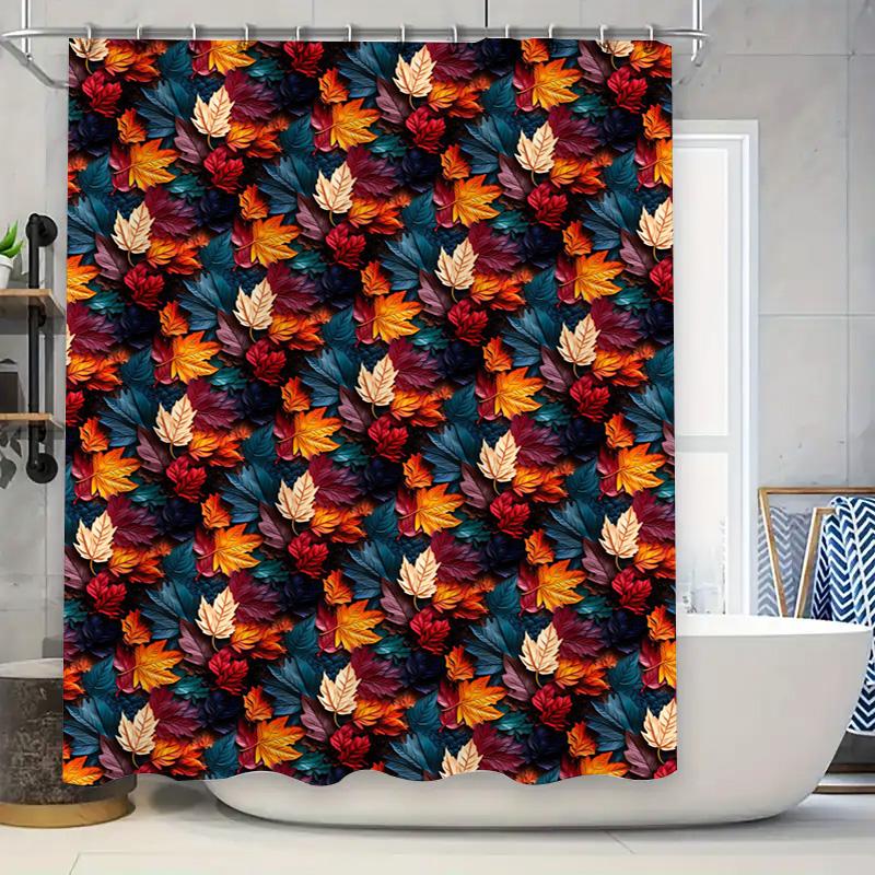 Autumn Leaves Shower Curtain Fall Floral Pattern Decorative Waterproof Fabric Bathroom Shower Curtain W60H190(CM)-1 Pcs
Autumn Leaves Shower Curtain Fall Floral Pattern Decorative Waterproof Fabric Bathroom Shower Curtain W60H190(CM)-1 Pcs