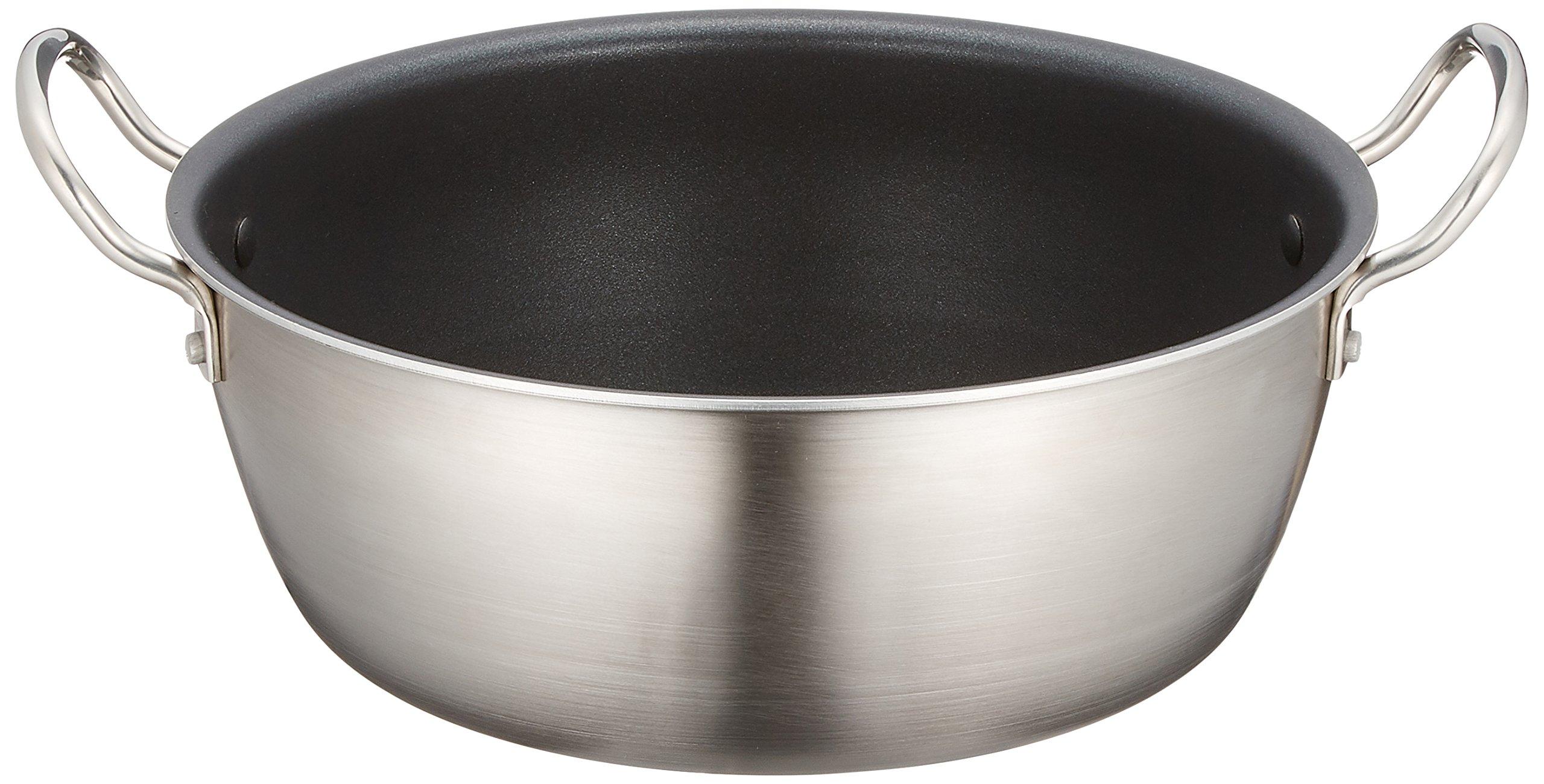 Endo Shoji Commercial TKG IH Select Double Handed Pot 30 см IH-совместимый двухслойный корпус из алюминиевой стали ALY7802 сплав/нержавеющая сталь серебряный
Endo Shoji Commercial TKG IH Select Double Handed Pot 30 см IH-совместимый двухслойный корпус из алюминиевой стали ALY7802 сплав/нержавеющая сталь серебряный