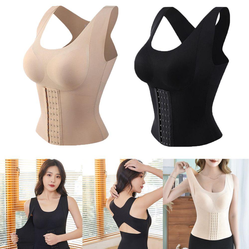 Hook Loop X-Strap Support Women Slimming Vest Corset Top Padded Camisole Posture Corrector Bra XXL чорний
Hook Loop X-Strap Support Women Slimming Vest Corset Top Padded Camisole Posture Corrector Bra XXL чорний