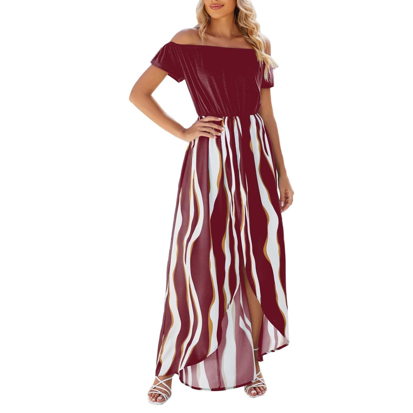 Женское повседневное модное сексуальное удобное узорчатое прохладное дышащее платье со свободной талией XL винный
Женское повседневное модное сексуальное удобное узорчатое прохладное дышащее платье со свободной талией XL винный