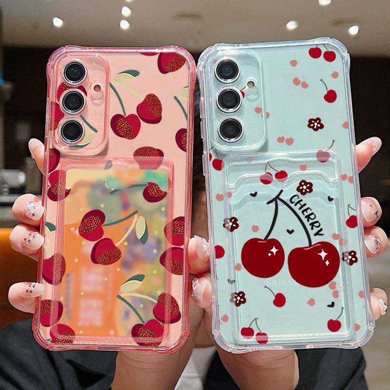 Красный вишневый узор сумка для карт кошелек чехол для Samsung Galaxy S25 S22 S24 Ultra S23 FE A55 A56 A36 A35 A25 A15 A16 5G A06 TPU чехол For Samsung S25
Красный вишневый узор сумка для карт кошелек чехол для Samsung Galaxy S25 S22 S24 Ultra S23 FE A55 A56 A36 A35 A25 A15 A16 5G A06 TPU чехол For Samsung S25