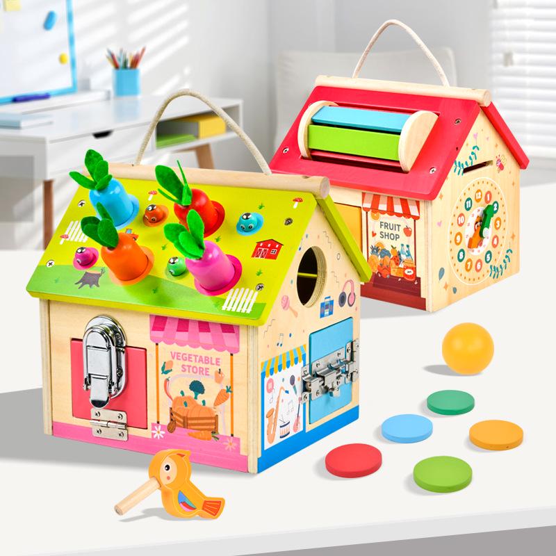 Montessori Busy House: Baby Enlightenment & Educational Unlocking Box with Teaching Aids and Toys
Montessori Busy House: Baby Enlightenment & Educational Unlocking Box with Teaching Aids and Toys