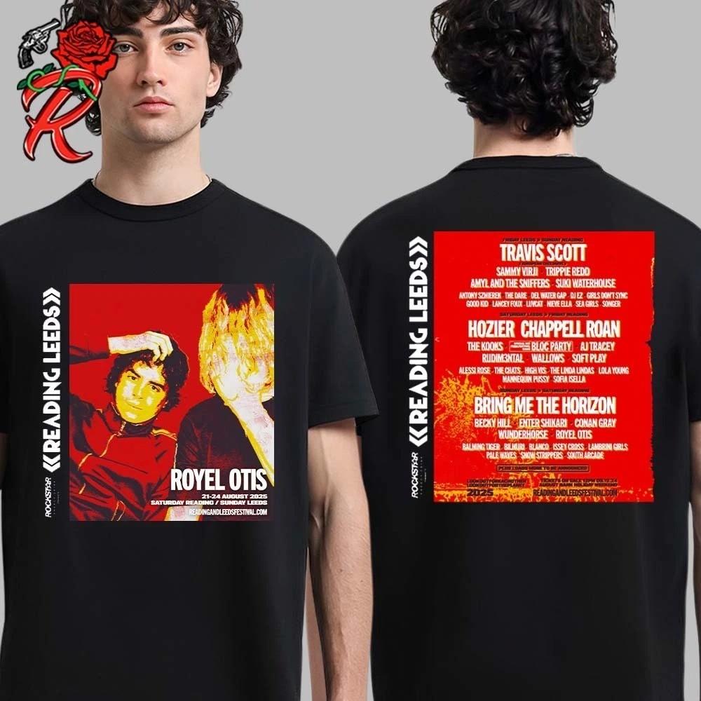 Royel Otis Reading And Leeds Festival 2025 Lineup Two Sides T-Shirt MZ172 Unisex T-Shirt XXL
Royel Otis Reading And Leeds Festival 2025 Lineup Two Sides T-Shirt MZ172 Unisex T-Shirt XXL