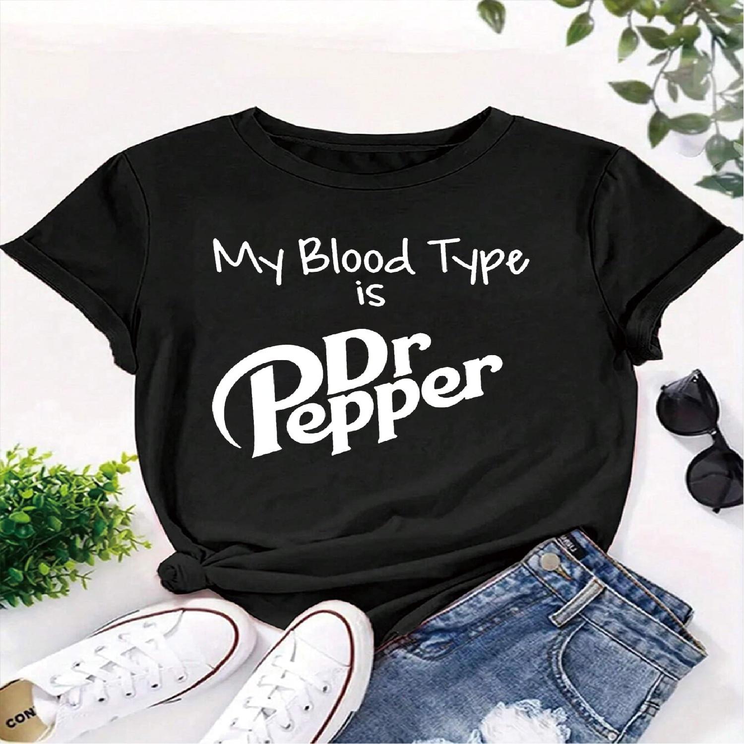 My Blood Type Is Pepper Print Short Sleeved Casual Women T-Shirt Round Neck Women Graphical Female Summer T Shirt Clothing Tee Tops XXXXXL різнокольоровий
My Blood Type Is Pepper Print Short Sleeved Casual Women T-Shirt Round Neck Women Graphical Female Summer T Shirt Clothing Tee Tops XXXXXL різнокольоровий