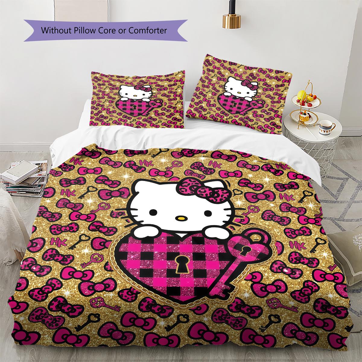 Sanrio Cartoon Pattern Bedding,Quilt Set Quilt Cover Pillowcase Home Birthday Gift(1 * duvet cover + 2 * pillowcase, without core) 135x200cm
Sanrio Cartoon Pattern Bedding,Quilt Set Quilt Cover Pillowcase Home Birthday Gift(1 * duvet cover + 2 * pillowcase, without core) 135x200cm