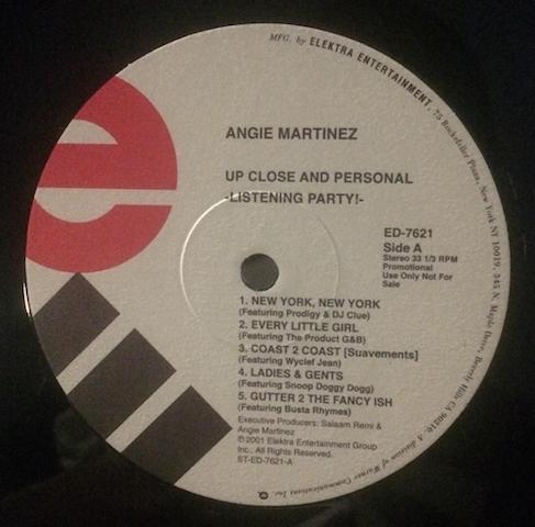 12inch Record ANGIE MARTINEZ - Up Close And Personal - Listening P ED7621 Elektra 2001 US Rap & Hip-Hop/R&B Used
12inch Record ANGIE MARTINEZ - Up Close And Personal - Listening P ED7621 Elektra 2001 US Rap & Hip-Hop/R&B Used