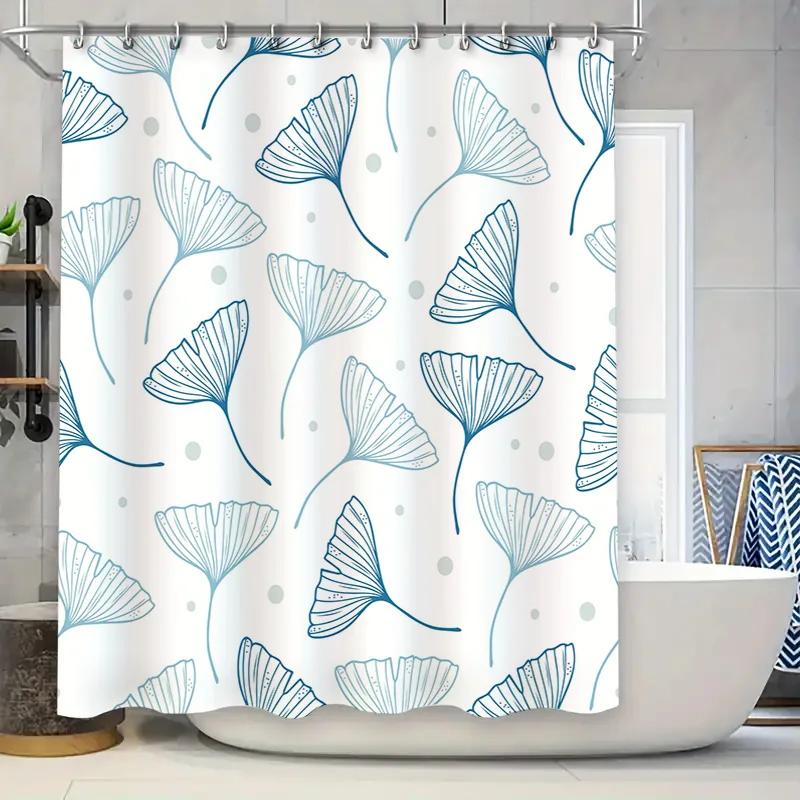 Ginkgo Shower Curtain Blue Flora Bathroom Decor Waterproof Fabric Printing Home Decoration Modern Simple Design Water Splashes B W90xH180cm
Ginkgo Shower Curtain Blue Flora Bathroom Decor Waterproof Fabric Printing Home Decoration Modern Simple Design Water Splashes B W90xH180cm