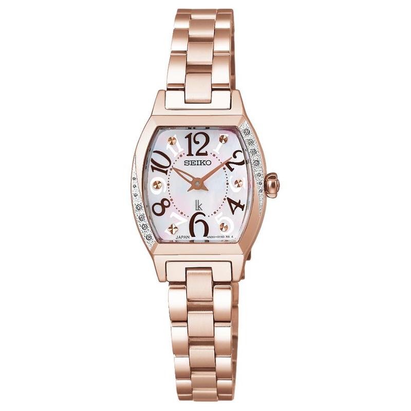 SEIKO Lukia 100 meters waterproof Quartz stainless steel gold-plated strap 21mm women s watch mother-of-pearl dial SSWA016
SEIKO Lukia 100 meters waterproof Quartz stainless steel gold-plated strap 21mm women s watch mother-of-pearl dial SSWA016