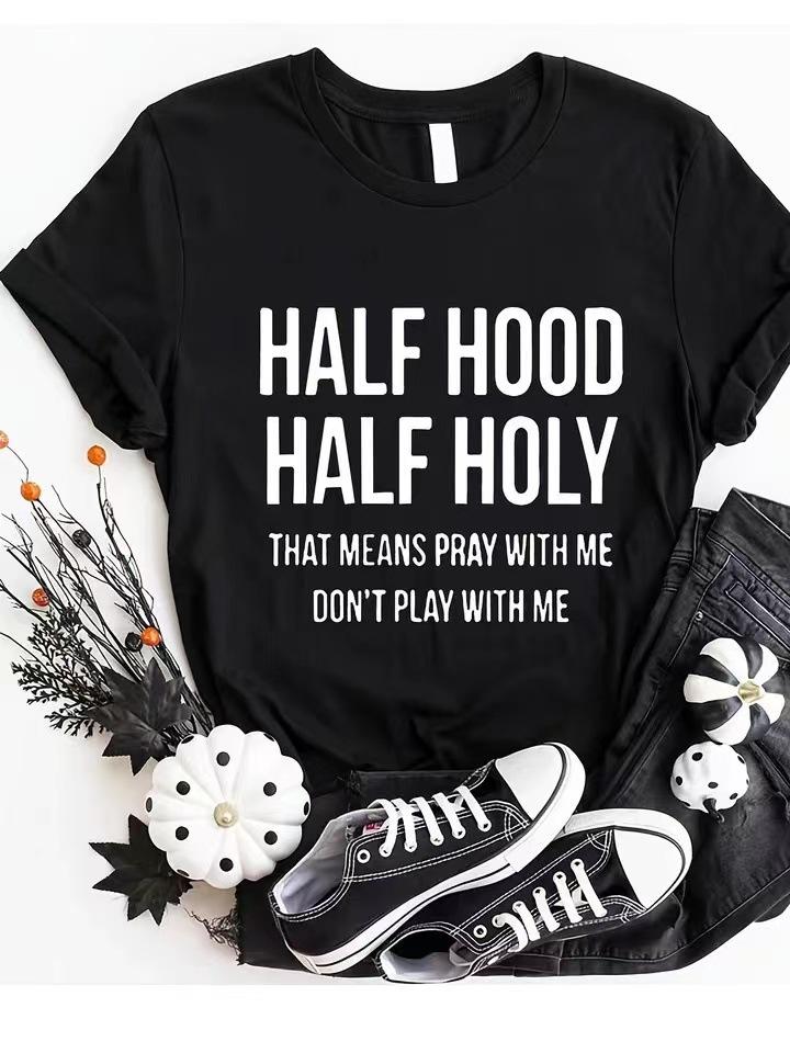 Європейська та американська базова футболка з круглим вирізом з принтом, весняно-літній повсякденний топ з коротким рукавом, жіноча футболка з коротким рукавом 5XL
Європейська та американська базова футболка з круглим вирізом з принтом, весняно-літній повсякденний топ з коротким рукавом, жіноча футболка з коротким рукавом 5XL