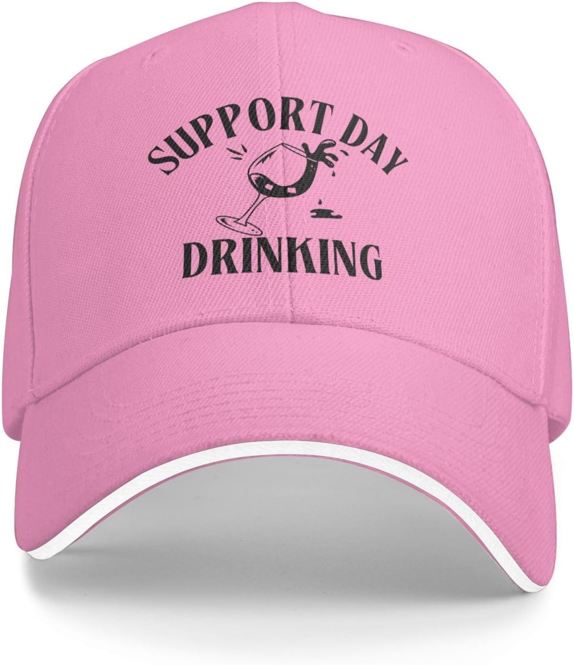 Support Day Drinking Funny Wine Glass Graphic Polyester Trucker Cap for Adults One Size
Support Day Drinking Funny Wine Glass Graphic Polyester Trucker Cap for Adults One Size