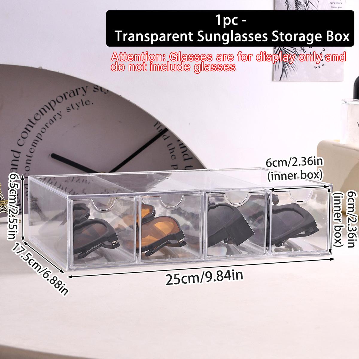 1pc glasses multifunctional transparent acrylic tabletop storage box drawer style female sunglasses sunglasses organizer прозрачный
1pc glasses multifunctional transparent acrylic tabletop storage box drawer style female sunglasses sunglasses organizer прозрачный