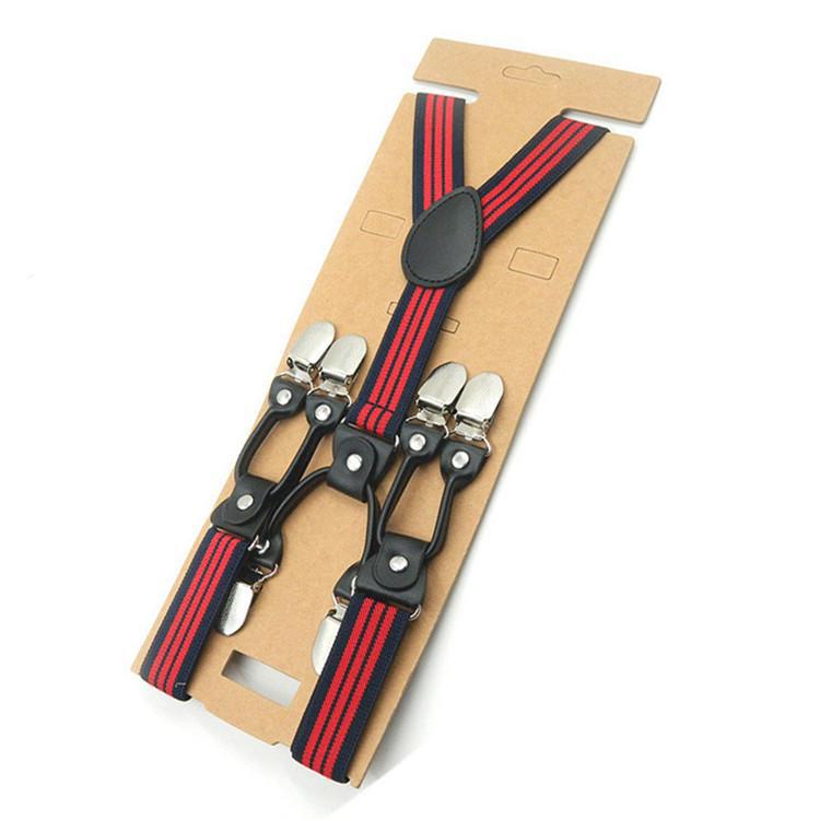 Универсальные подтяжки Y-типа с 6 зажимами для мужчин и женщин - зажимы для брюк 2,5 см
Универсальные подтяжки Y-типа с 6 зажимами для мужчин и женщин - зажимы для брюк 2,5 см