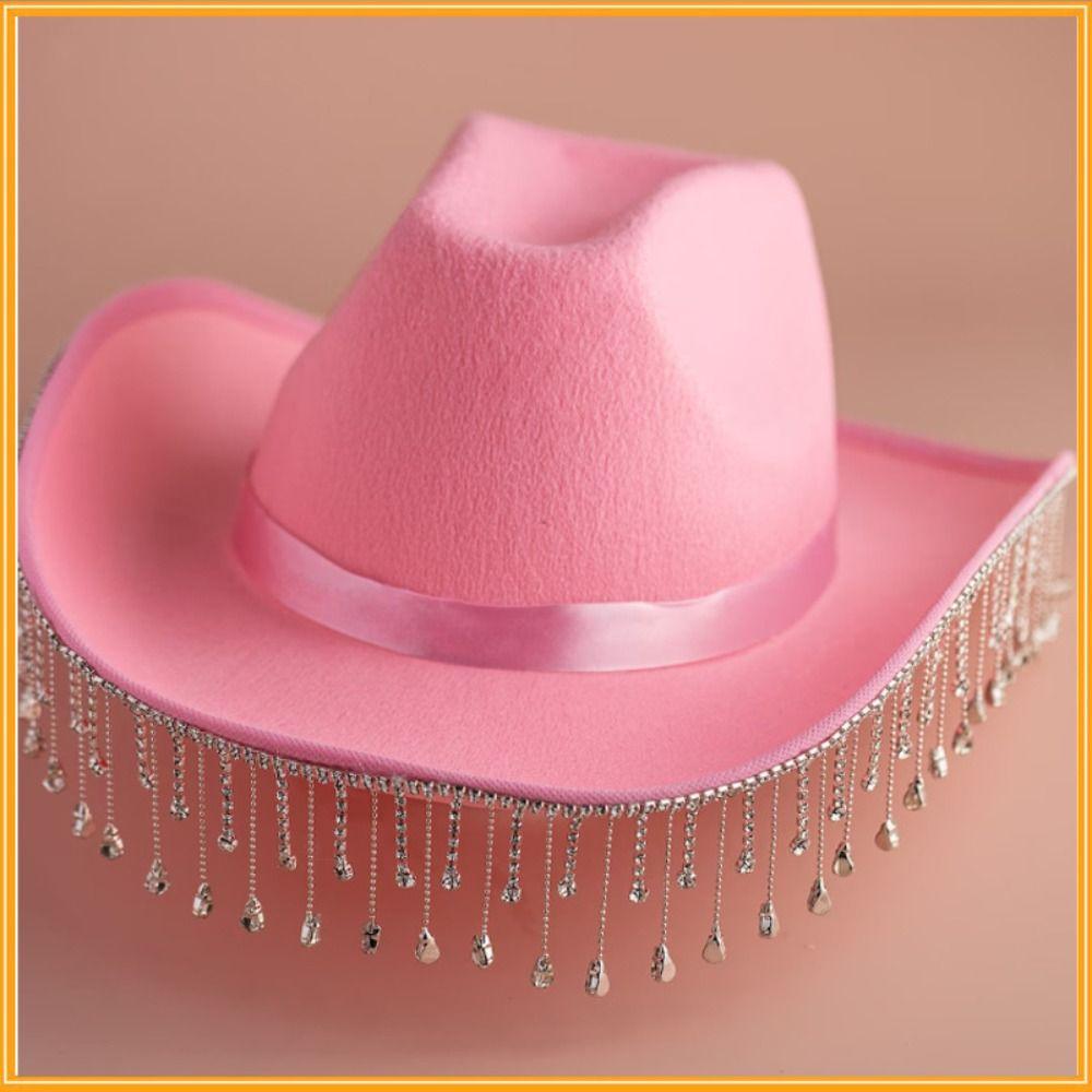 Crystal Tassels Rhinestone Cap Elegant Bride Cowgirl Hats New Cowboy Hat Photo Props білий
Crystal Tassels Rhinestone Cap Elegant Bride Cowgirl Hats New Cowboy Hat Photo Props білий