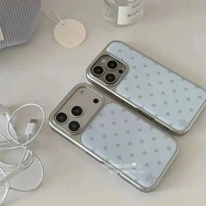 Korean Ins Full Screen Blue Stars Electroplated Drip Glue Phone Case For iPhone 17 Air 16 Pro Max 15 14 Plus 13 12 11 Back Cover iPhone 14 Pro
Korean Ins Full Screen Blue Stars Electroplated Drip Glue Phone Case For iPhone 17 Air 16 Pro Max 15 14 Plus 13 12 11 Back Cover iPhone 14 Pro