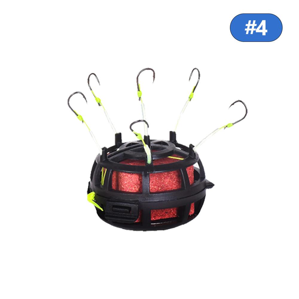 String Hook Fishing Bait Cage 6 Hook Carbon Steel Line Group Feeder Sinker New Design Square Bait Shape Fishing Spring Bait Cage 1pc: #4
String Hook Fishing Bait Cage 6 Hook Carbon Steel Line Group Feeder Sinker New Design Square Bait Shape Fishing Spring Bait Cage 1pc: #4