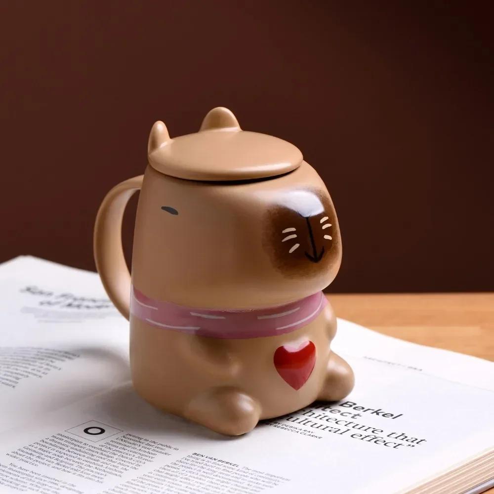 Hot Ceramic Water Dolphin Cup Capybara Mug Home Breakfast Milk Coffee Mug Cartoon Creative Modeling Cups 400ml
Hot Ceramic Water Dolphin Cup Capybara Mug Home Breakfast Milk Coffee Mug Cartoon Creative Modeling Cups 400ml