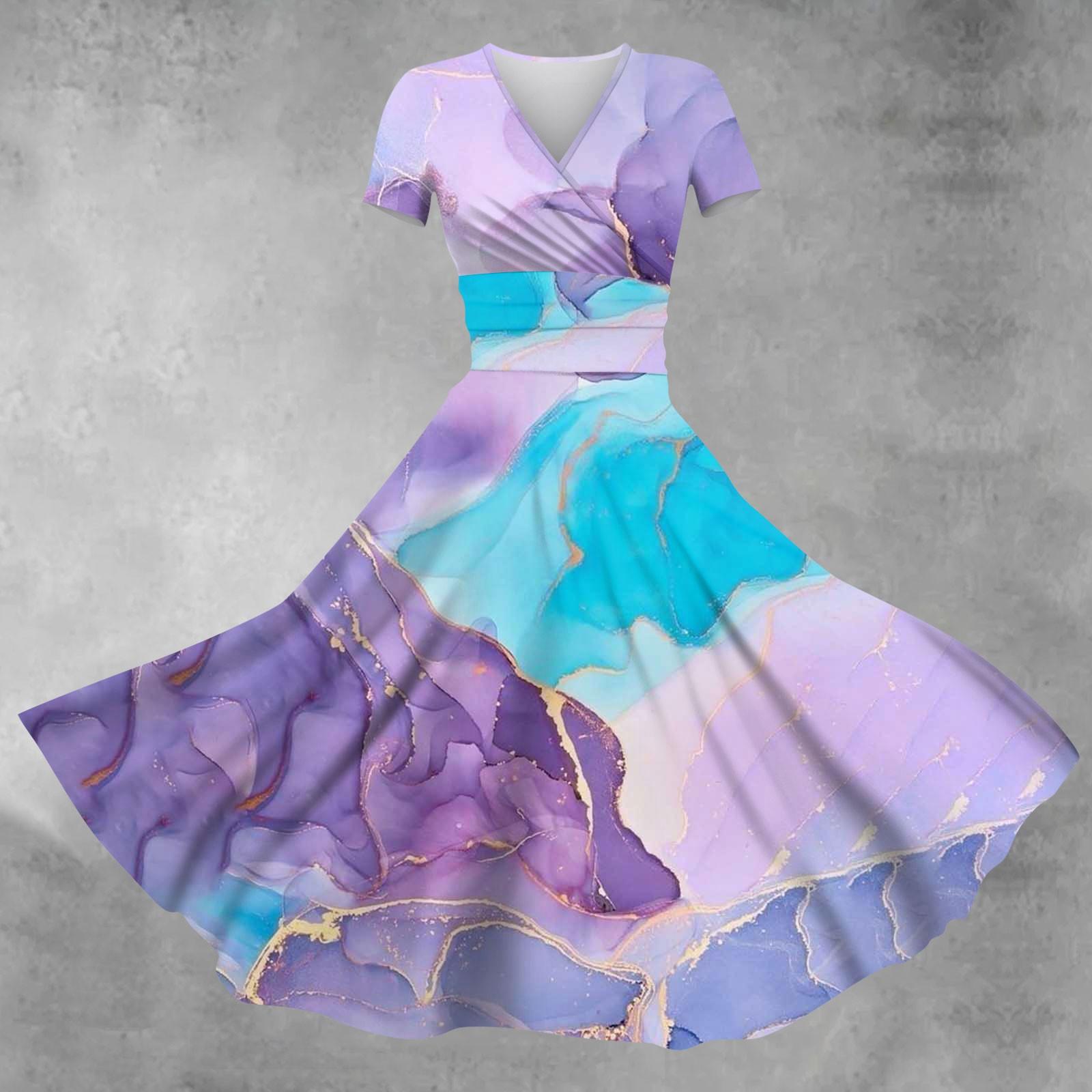 Женское платье принцессы, сексуальное плиссированное платье с коротким рукавом и v-образным вырезом на талии XXL фиолетовый
Женское платье принцессы, сексуальное плиссированное платье с коротким рукавом и v-образным вырезом на талии XXL фиолетовый