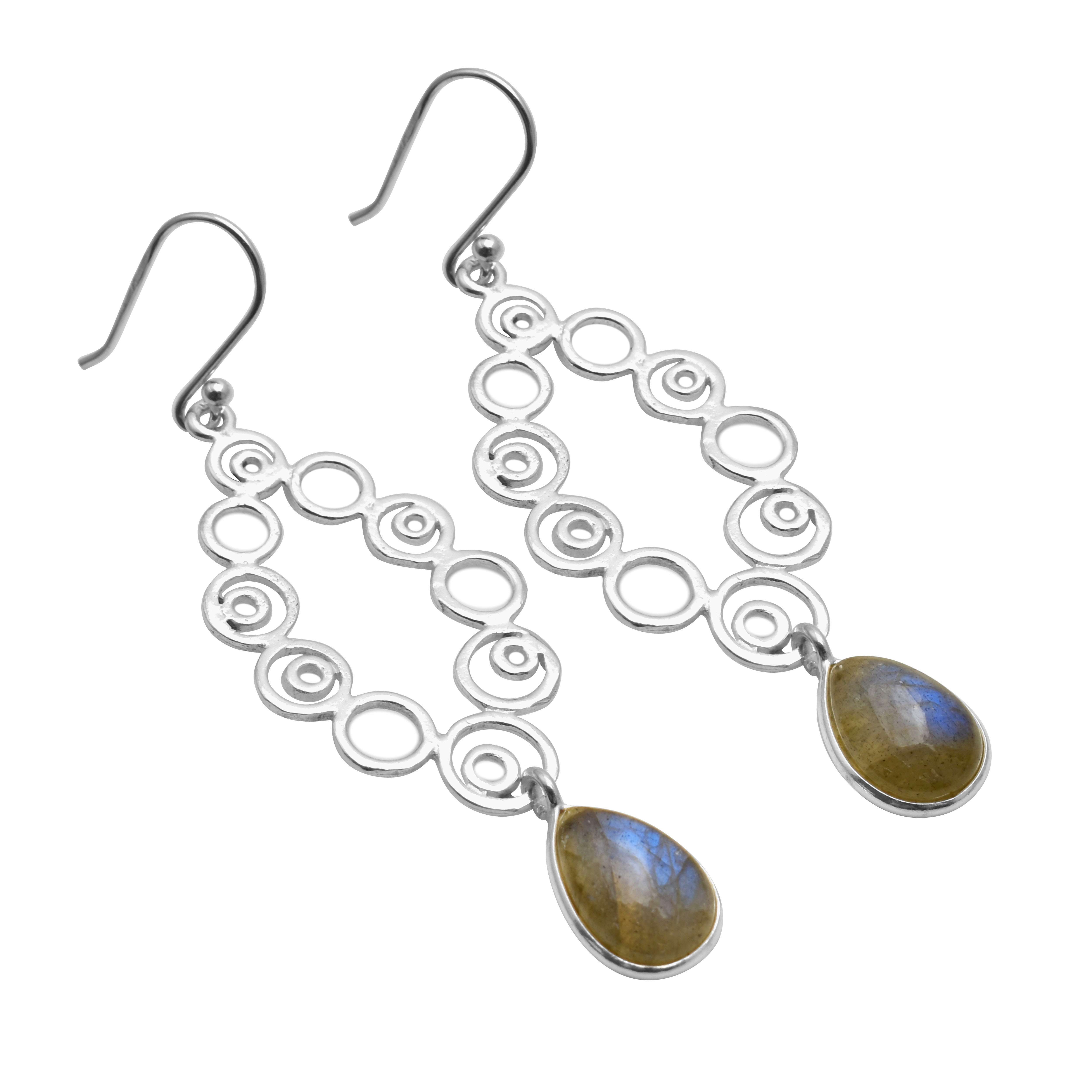 Labradorite Gemstone Earrings Solid 925 Sterling Silver Handmade Earrings Jewelry Gift For Women And Girls E-3632
Labradorite Gemstone Earrings Solid 925 Sterling Silver Handmade Earrings Jewelry Gift For Women And Girls E-3632