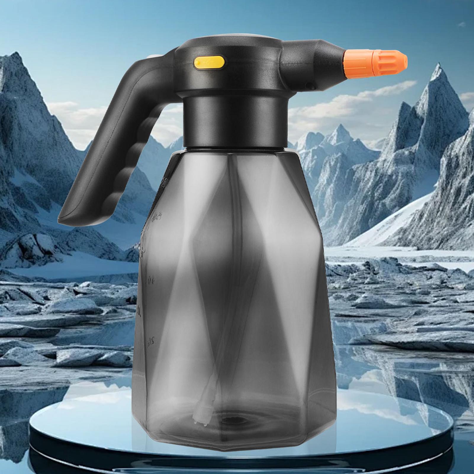 Rechargeable Electric Sprayer, 2L Hand Sprinkler, Automatic Watering Can with 360 Nozzle for Garden Plants and Home Cleaning, Black ABS HDP
Rechargeable Electric Sprayer, 2L Hand Sprinkler, Automatic Watering Can with 360 Nozzle for Garden Plants and Home Cleaning, Black ABS HDP