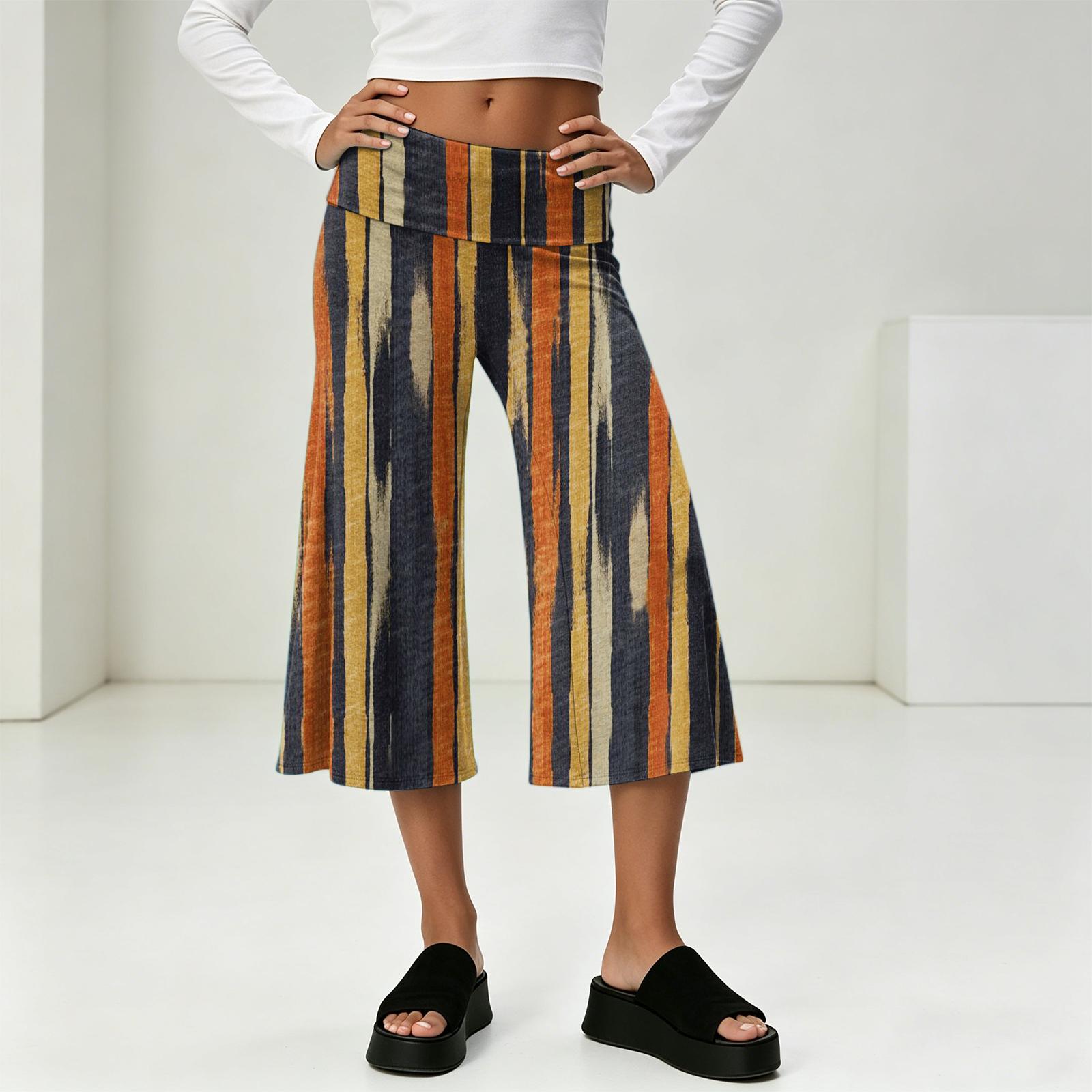 Fashionable Women s Summer Leisure Vacation High Waist Wide Leg Cropped Pants XL жовтий
Fashionable Women s Summer Leisure Vacation High Waist Wide Leg Cropped Pants XL жовтий