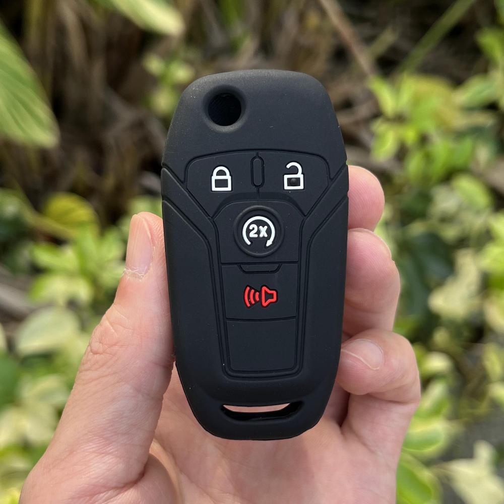 Silicone Car Key Case Shell Keychain Accessories for Ford Fusion 2013 2014 2015 Fiesta Mustang F150 F-15 4Button Flip Remote чорний
Silicone Car Key Case Shell Keychain Accessories for Ford Fusion 2013 2014 2015 Fiesta Mustang F150 F-15 4Button Flip Remote чорний