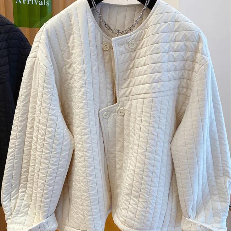 Женская осенне-зимняя ретро куртка неправильной формы однотонная повседневная теплая куртка с длинными рукавами S бежевый
Женская осенне-зимняя ретро куртка неправильной формы однотонная повседневная теплая куртка с длинными рукавами S бежевый