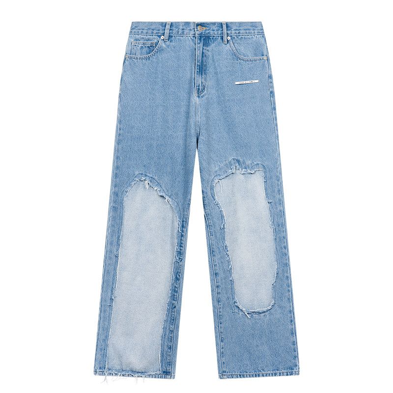 Hip Hop Asymmetrical Patchwork Destroy Washed Jeans Washed Blue XL
Hip Hop Asymmetrical Patchwork Destroy Washed Jeans Washed Blue XL