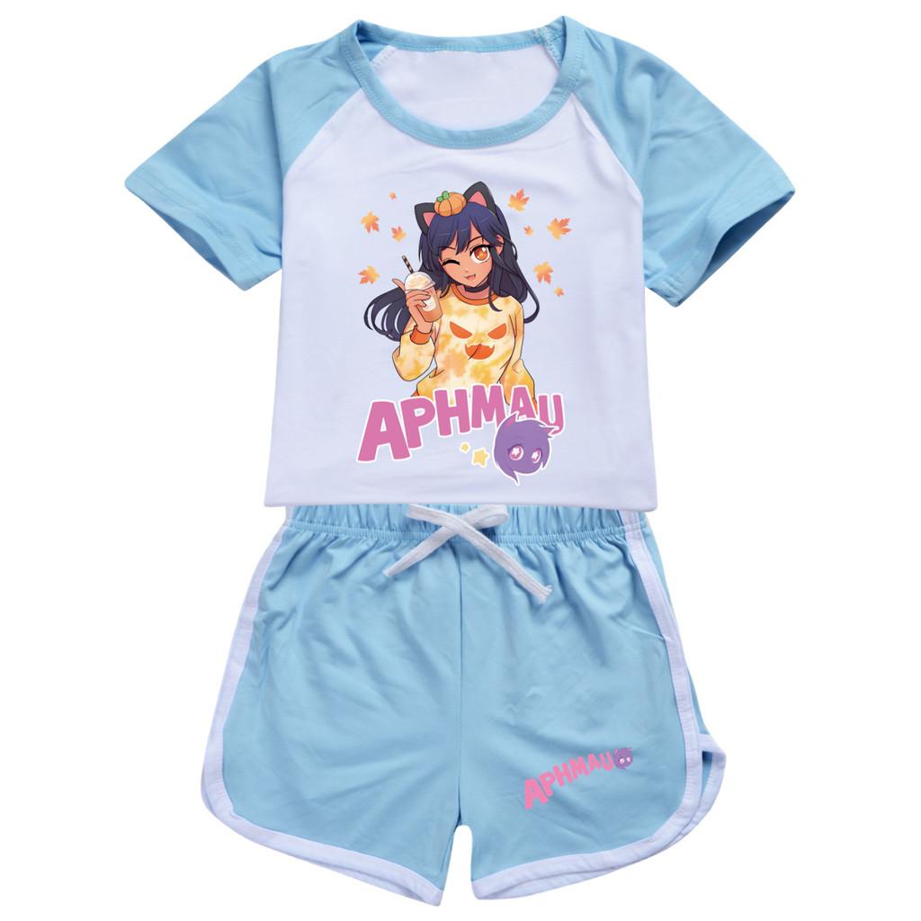 4281 2pcs/set Children Girls APHMAU Printed Short Sleeves Top Pants Sport Tracksuit Set 160cm світло-синій колір
4281 2pcs/set Children Girls APHMAU Printed Short Sleeves Top Pants Sport Tracksuit Set 160cm світло-синій колір