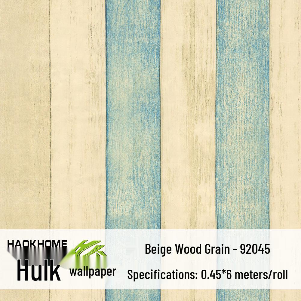 Industrial Retro Faux Wood Grain Self-Adhesive Wallpaper with PVC Backing 0.45*6M per roll
Industrial Retro Faux Wood Grain Self-Adhesive Wallpaper with PVC Backing 0.45*6M per roll