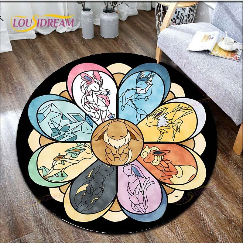 Cartoon Pokemon Print Children Pikachu Carpet Area Rugs Round Carpet for Living Room Floor Mat Flannel Anti-Slip Mat Room Decor 60cm
Cartoon Pokemon Print Children Pikachu Carpet Area Rugs Round Carpet for Living Room Floor Mat Flannel Anti-Slip Mat Room Decor 60cm