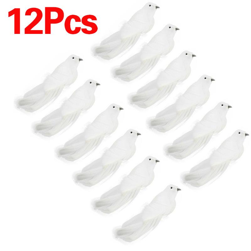 12 шт. искусственные птицы белые голуби рождественские украшения для дома голуби из пенопласта 12 pieces per box, one sale белый
12 шт. искусственные птицы белые голуби рождественские украшения для дома голуби из пенопласта 12 pieces per box, one sale белый