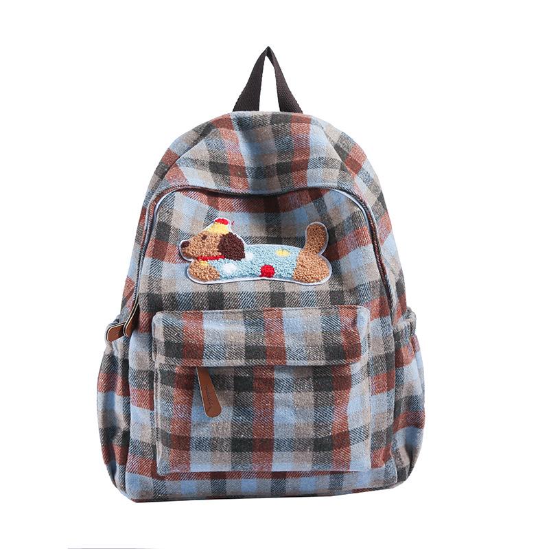 Adorable Dachshund Tweed Plaid Backpack for Girls - Junior High to College Students (2025 Autumn/Winter Collection) Size 2
Adorable Dachshund Tweed Plaid Backpack for Girls - Junior High to College Students (2025 Autumn/Winter Collection) Size 2