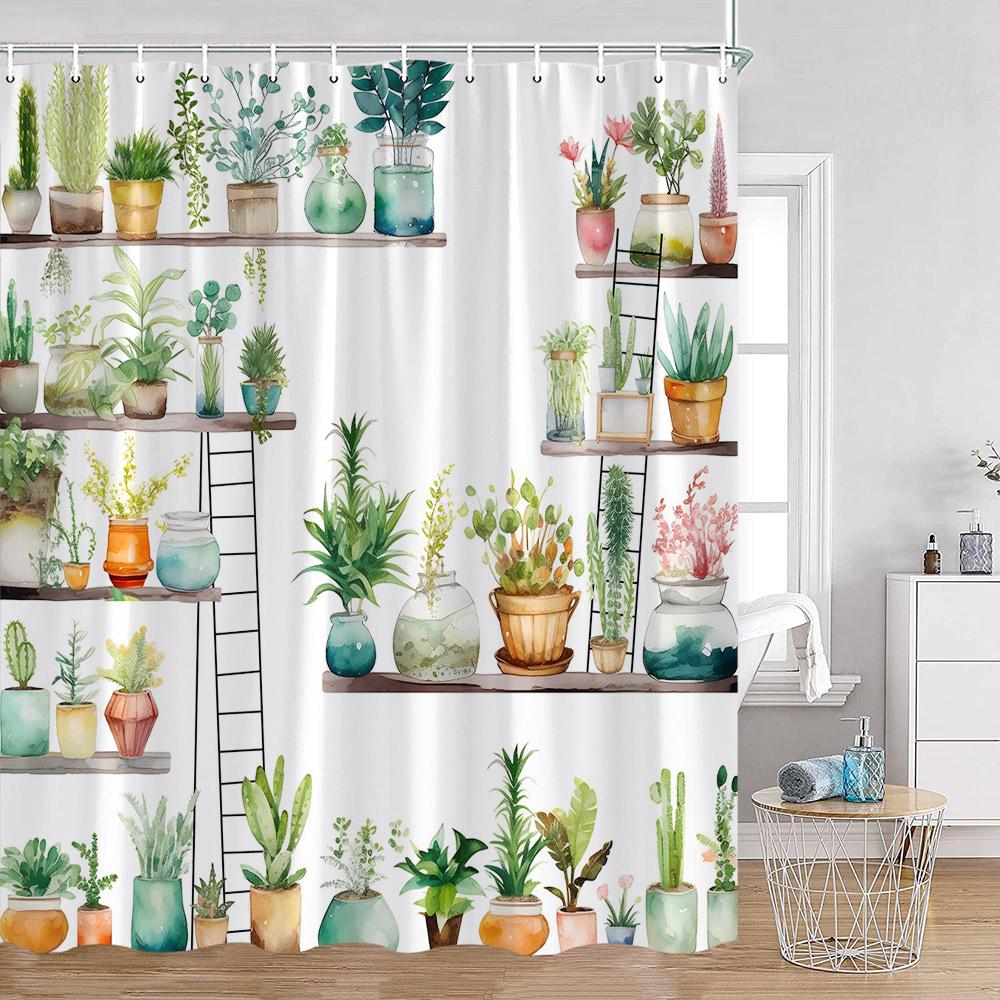 Зеленые Комнатные Растения Шторки для Душа Мультяшные Коты Подвесные Тропические Листья Украшения Для Ванны Полиэстеровая Ткань Занавеска для Ванной 150x180cm-60x70in
Зеленые Комнатные Растения Шторки для Душа Мультяшные Коты Подвесные Тропические Листья Украшения Для Ванны Полиэстеровая Ткань Занавеска для Ванной 150x180cm-60x70in