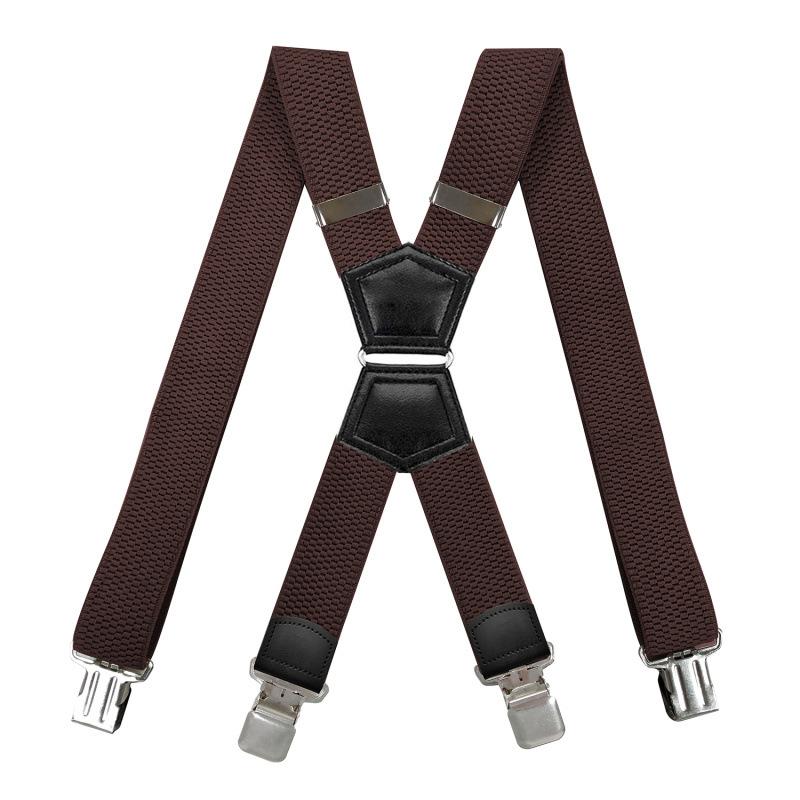 3.8*120cm Men s 4 Clips Suspender Adult Man Adjust Elastic Strap X-Type Suspenders for Pants Men Harness DIY Suit Accessories кофейный
3.8*120cm Men s 4 Clips Suspender Adult Man Adjust Elastic Strap X-Type Suspenders for Pants Men Harness DIY Suit Accessories кофейный