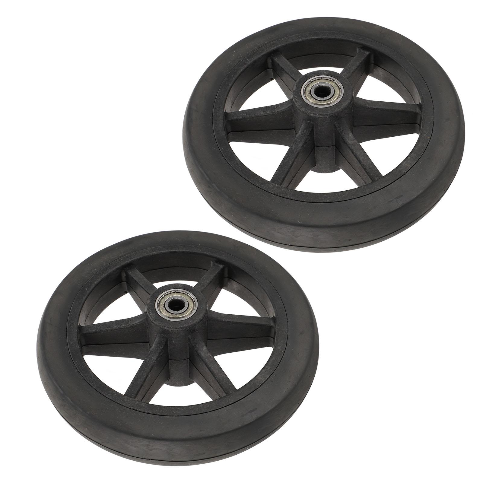 2pcs Wheelchair Wheel 6 Inch Replacement Electric Wheelchair Accessory for Most Electric Wheelchairs Black
2pcs Wheelchair Wheel 6 Inch Replacement Electric Wheelchair Accessory for Most Electric Wheelchairs Black