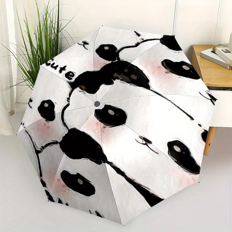 Panda Cute Automatic Folding Umbrella 8 Ribs, Durable Iron Frame, Bright Color Pattern Compact Travel Umbrella, Suitable for Outdoor, Beach
Panda Cute Automatic Folding Umbrella 8 Ribs, Durable Iron Frame, Bright Color Pattern Compact Travel Umbrella, Suitable for Outdoor, Beach