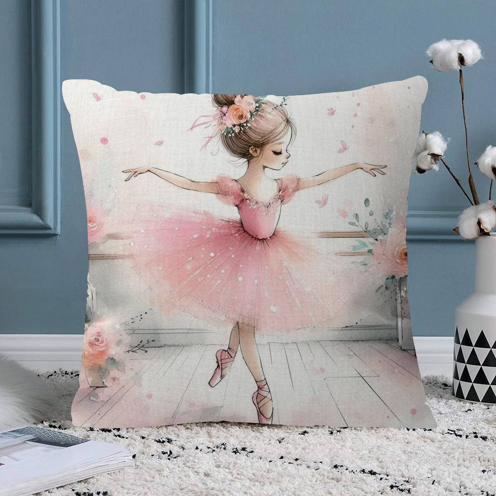 Pink Ballerina Girl Butterfly Pillow Gift Home Office Decoration Bedroom Sofa Car Cushion Cover case x 30x30 cm
Pink Ballerina Girl Butterfly Pillow Gift Home Office Decoration Bedroom Sofa Car Cushion Cover case x 30x30 cm