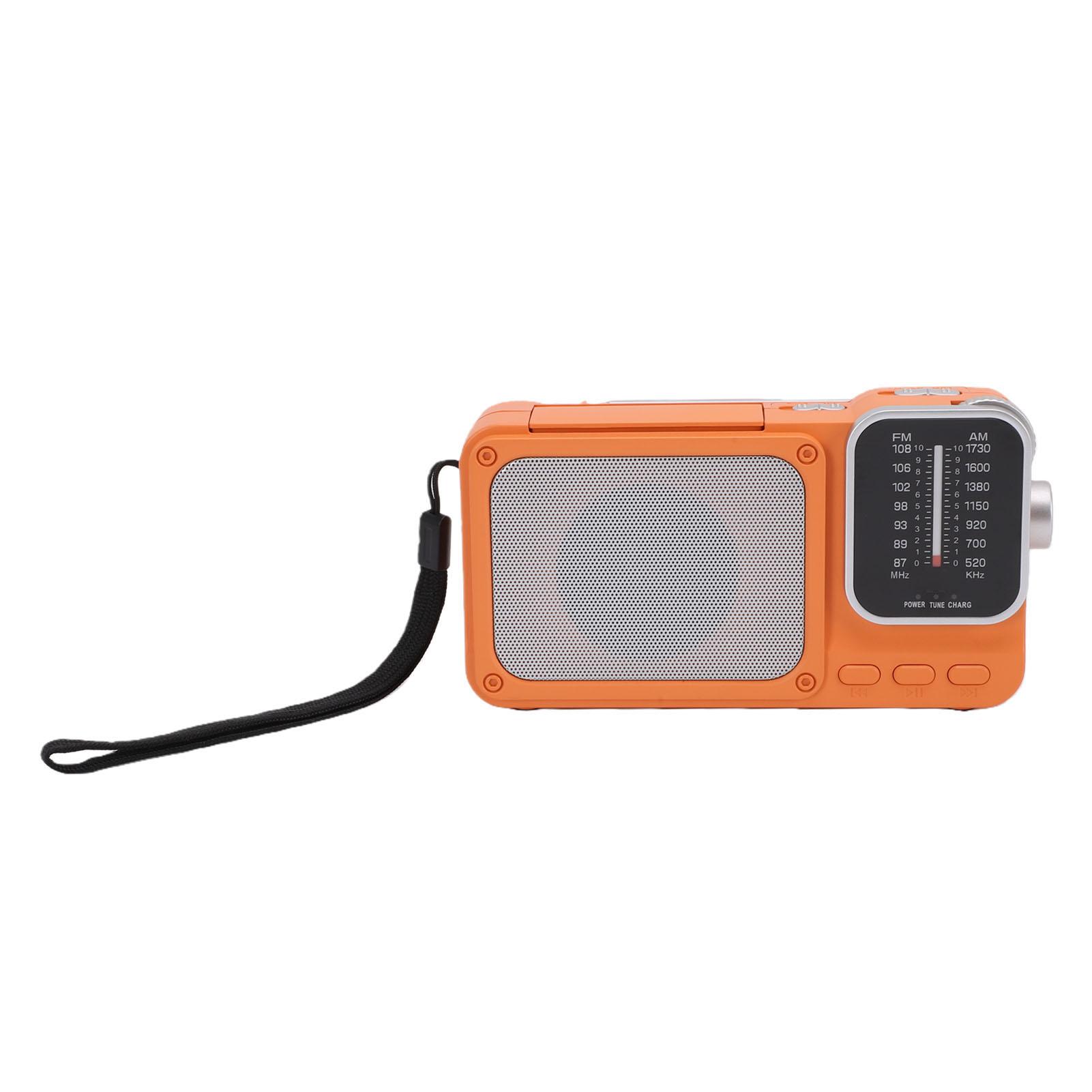 AM FM Radio Portable Bluetooth Transistor Radio with Best Reception LED Light Memory Card Slot Headphone Jack помаранчевий
AM FM Radio Portable Bluetooth Transistor Radio with Best Reception LED Light Memory Card Slot Headphone Jack помаранчевий