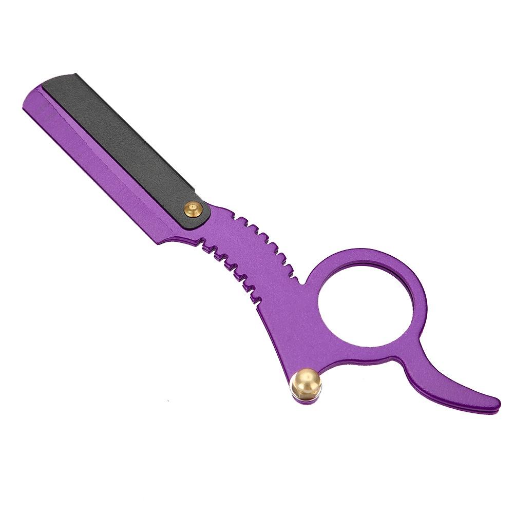 Vintage Barber Straight Edge Razor with Easy Blades Replacement Mechanism Beard Shaving Purple
Vintage Barber Straight Edge Razor with Easy Blades Replacement Mechanism Beard Shaving Purple