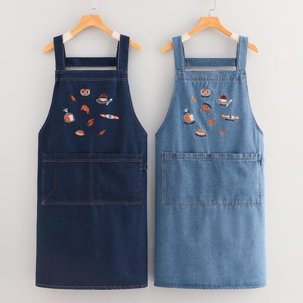 Fashion Retro Apron Artistic Design Korean Workwear Apron Creative Cowboy Apron Milk Tea Shop Style 4
Fashion Retro Apron Artistic Design Korean Workwear Apron Creative Cowboy Apron Milk Tea Shop Style 4