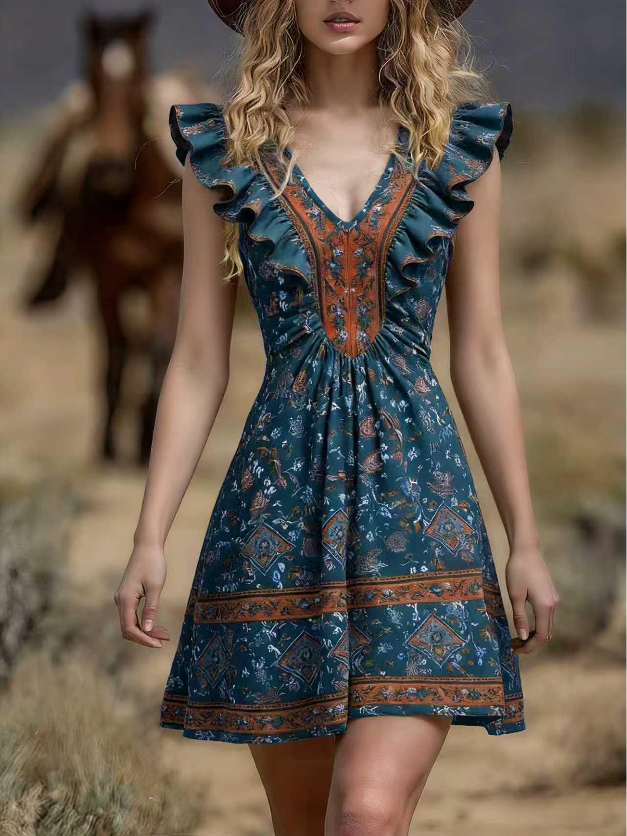 2026 Spring/Summer Trendy European & American Printed Women s Dress Large
2026 Spring/Summer Trendy European & American Printed Women s Dress Large