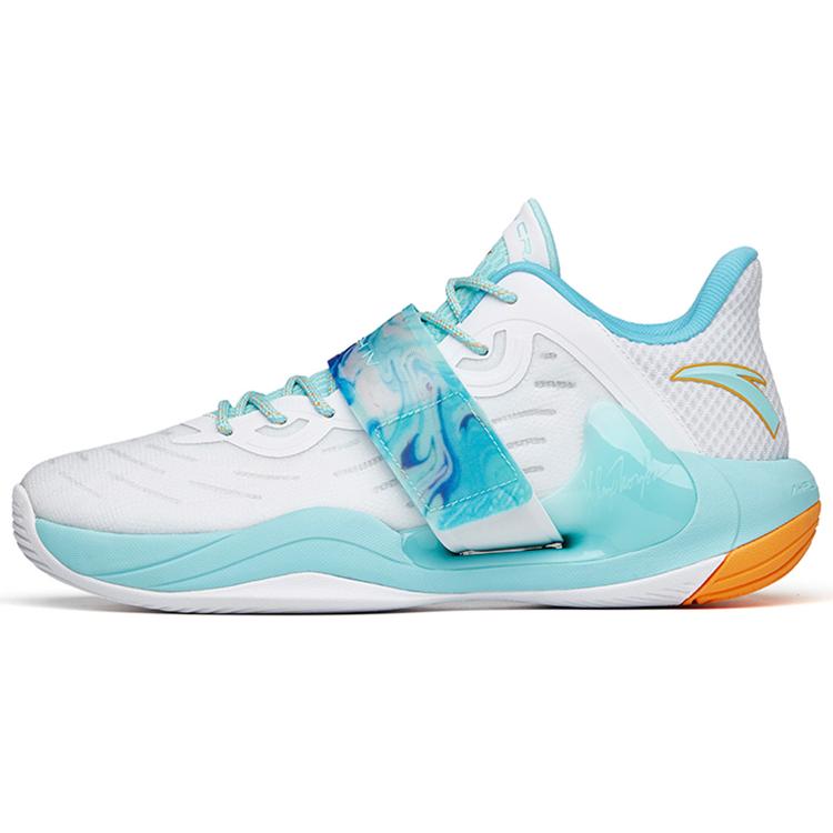 Anta Water Flower 4 Anti Slip Wear Resistant Low Top Basketball Shoes White Blue Orange 44.5
Anta Water Flower 4 Anti Slip Wear Resistant Low Top Basketball Shoes White Blue Orange 44.5