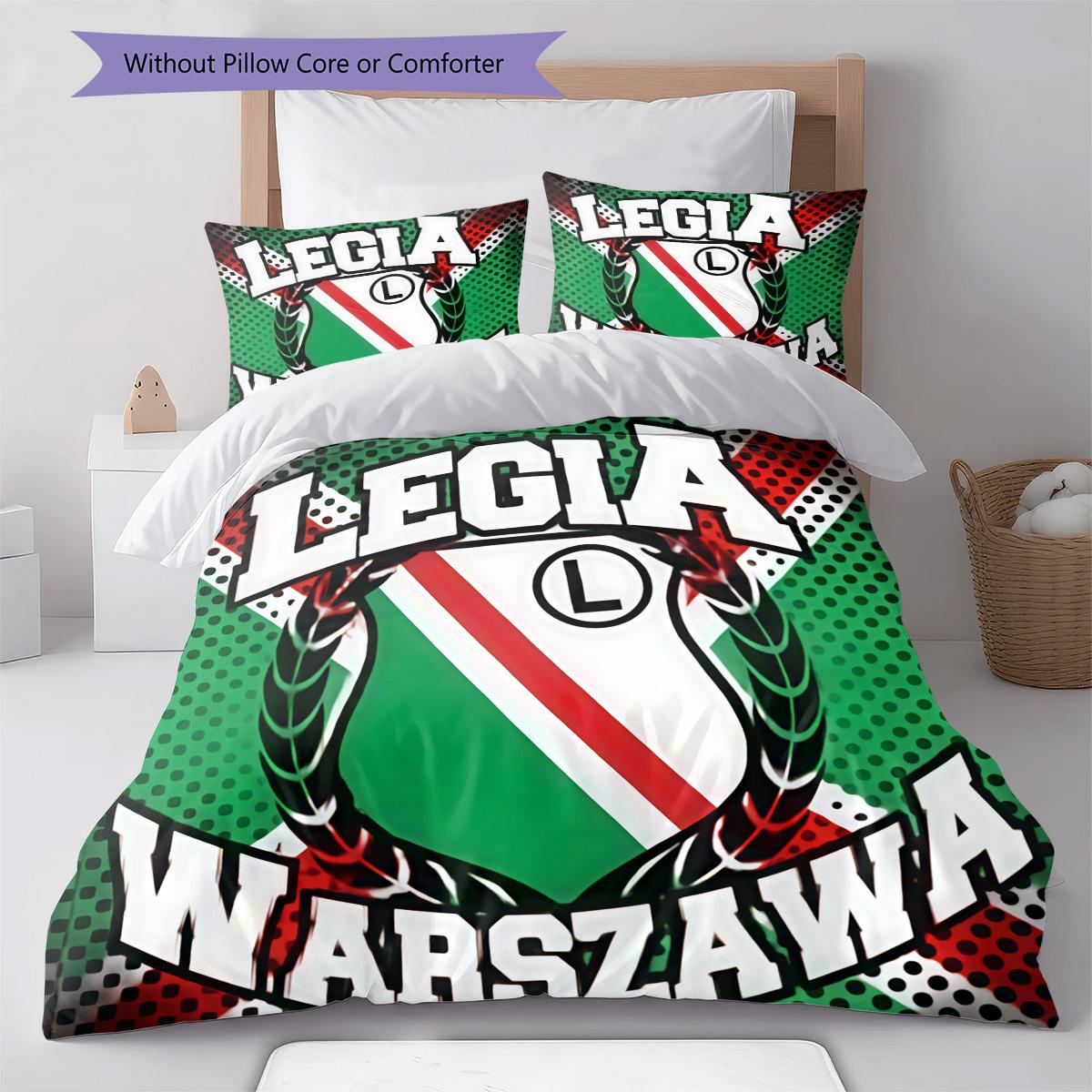 Legia Warsaw Bedding Quilt Set Quilt Cover Pillowcase Home Decoration Birthday Gift (1 * duvet cover + 2 * pillowcase, without core) 135x200cm
Legia Warsaw Bedding Quilt Set Quilt Cover Pillowcase Home Decoration Birthday Gift (1 * duvet cover + 2 * pillowcase, without core) 135x200cm