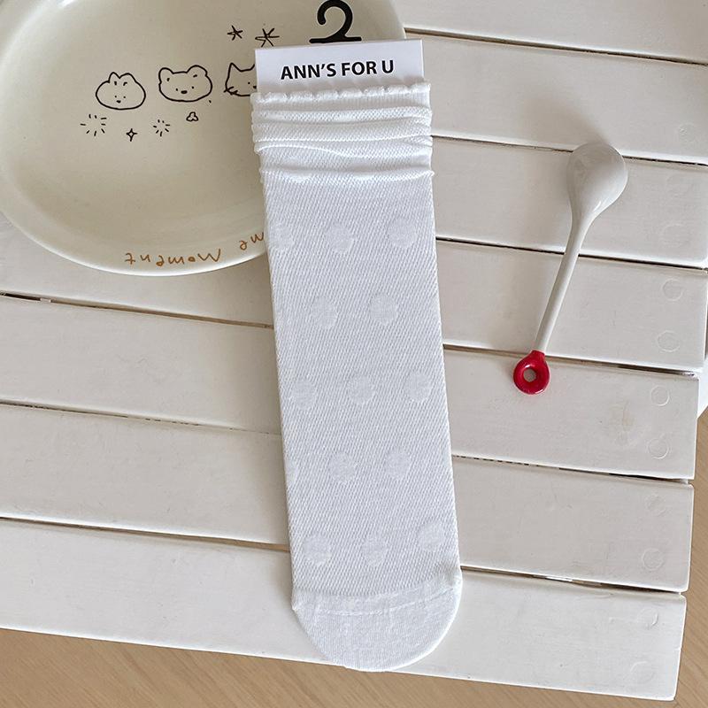 Seasonal White Socks, Mid-Leg Socks, Hollow And Light, Breathable, And Versatile Girls Soft Glutinous Style Stockings One size fits all
Seasonal White Socks, Mid-Leg Socks, Hollow And Light, Breathable, And Versatile Girls Soft Glutinous Style Stockings One size fits all