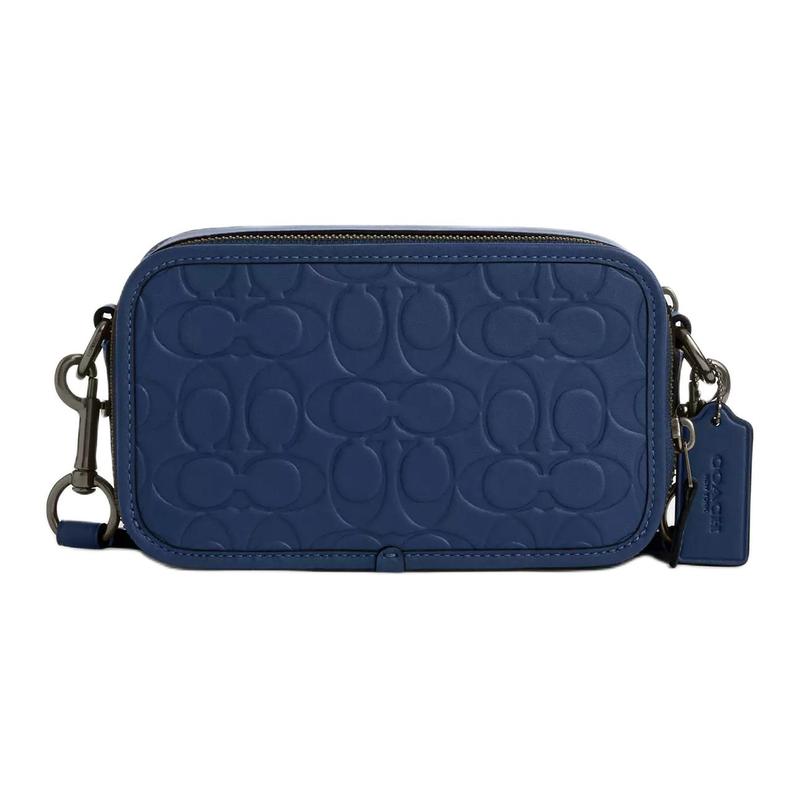 COACH WyattSignature 19 Printed Logo Smooth Calfskin Shoulder Crossbody Bag Small Men s Blue синій
COACH WyattSignature 19 Printed Logo Smooth Calfskin Shoulder Crossbody Bag Small Men s Blue синій