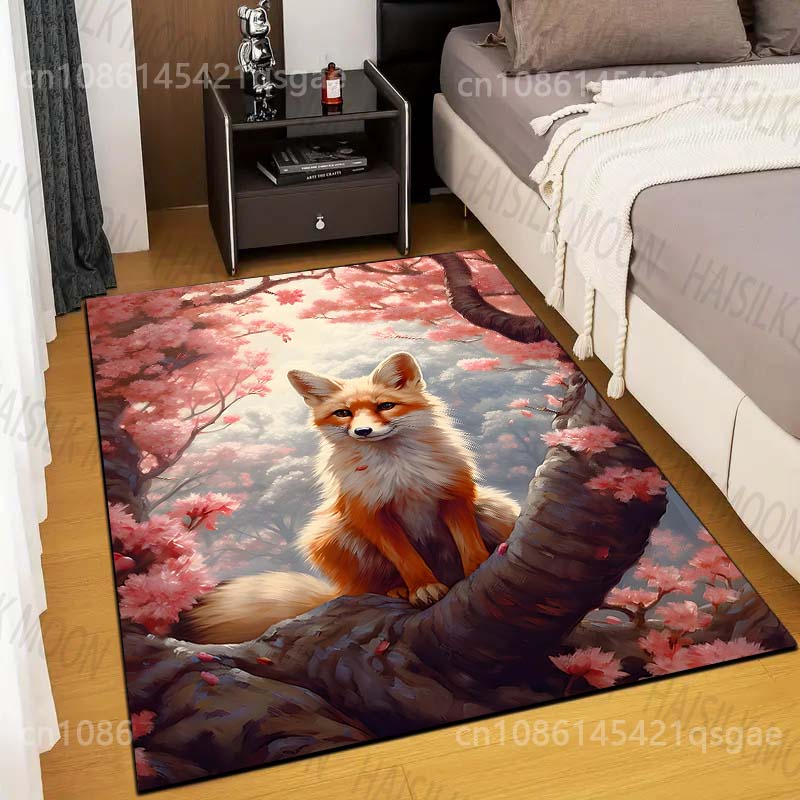 Multiple sizes Fox sitting among cherry blossoms Carpet for Living Room Bedroom Home Decor Rug Non-slip Floor Mat Luxury Gift 40x60cm
Multiple sizes Fox sitting among cherry blossoms Carpet for Living Room Bedroom Home Decor Rug Non-slip Floor Mat Luxury Gift 40x60cm