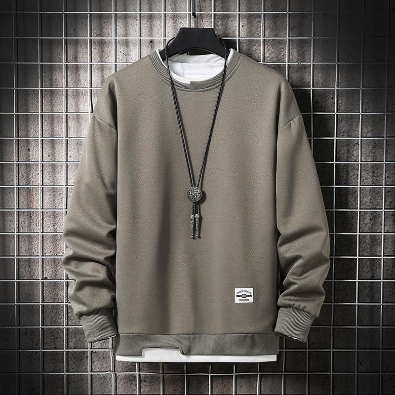 Men s Khaki Solid Crew Neck Sweatshirt, Casual Long Sleeve Pullover with Small Label Detail for Daily Wear M армія зелений колір
Men s Khaki Solid Crew Neck Sweatshirt, Casual Long Sleeve Pullover with Small Label Detail for Daily Wear M армія зелений колір